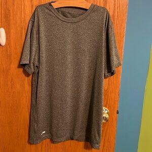 Gray Active Wear Tee Small S